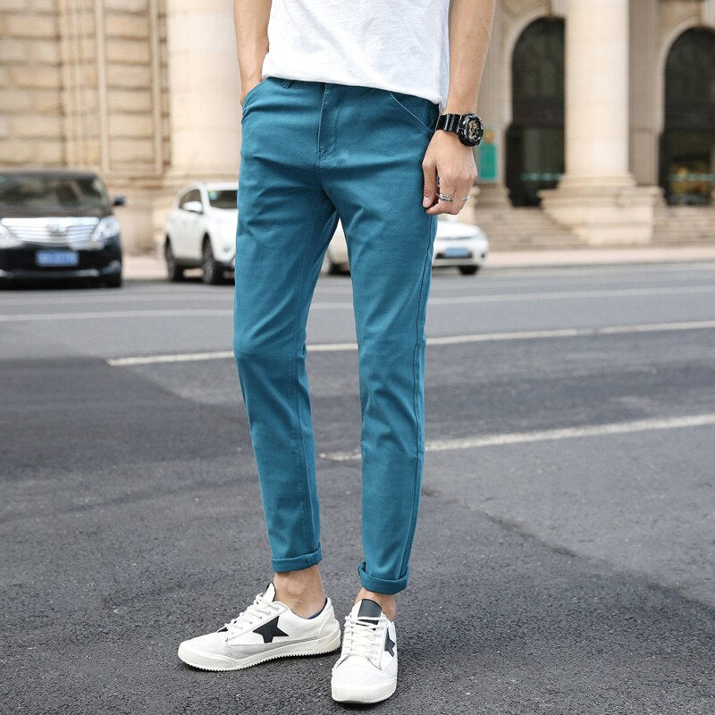 MRMT  Brand New Casual Men's Trousers Stretch Men Trousers Pants for Male Skinny Small Feet Man Trouser Pant Mens Clothing