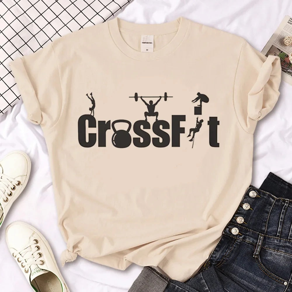 Crossfit Tshirt Women Anime Japanese Manga T Shirt Female Se
