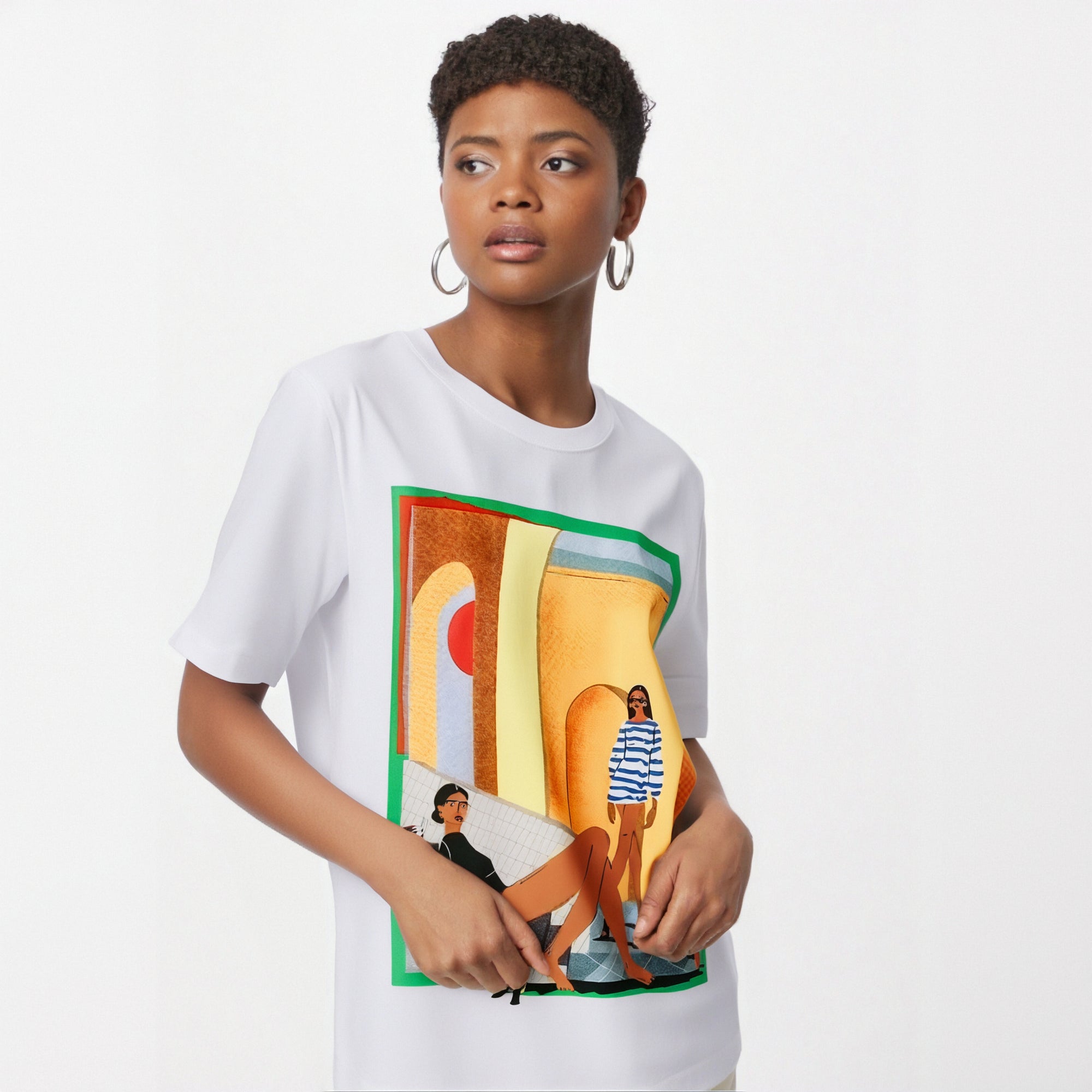 Tshirt O-neck Women T-shirts Shirt Women's Top Cotton Tees Blouse Short Sleeve Tee Harajuku Tops Clothing summer