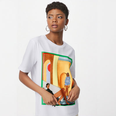 Tshirt O-neck Women T-shirts Shirt Women's Top Cotton Tees Blouse Short Sleeve Tee Harajuku Tops Clothing summer