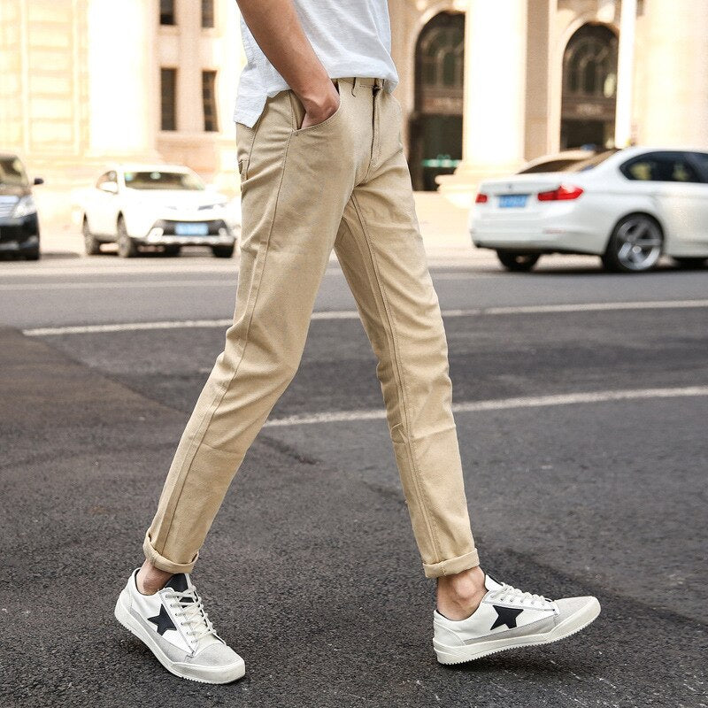 MRMT  Brand New Casual Men's Trousers Stretch Men Trousers Pants for Male Skinny Small Feet Man Trouser Pant Mens Clothing