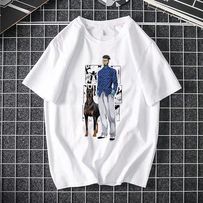 ONE PIECE Pirate King Luffy Fourth Grade Printed T-shirt Thin Top Short Sleeve Anime  Tshirt