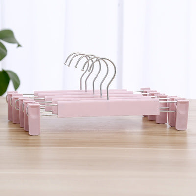 Non-Slip Plastic Clothes Rack Trouser Rack Skirt Clip Underwear Rack Frosted Drying Clothes Rack