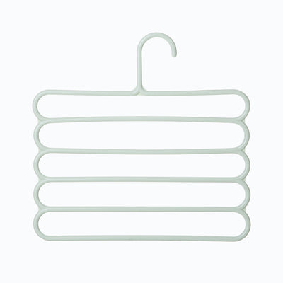 Colored Non-Slip Multi-Layer Trouser Racks Multifunctional Wardrobe 5-Layer Hanging Trousers Hangers
